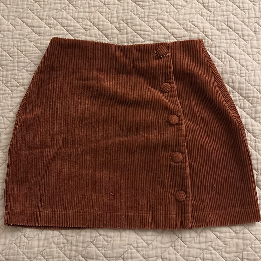 Lulus Corduroy Mini Skirt (like new!)